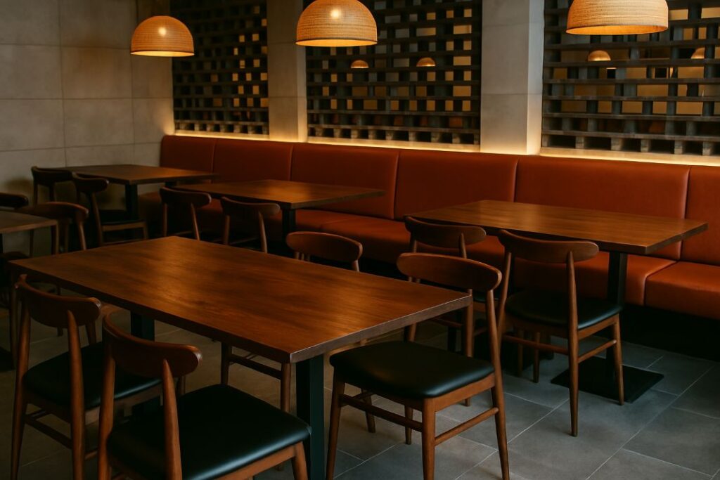 Asian Restaurant Custom Tables UK - Tablemaker