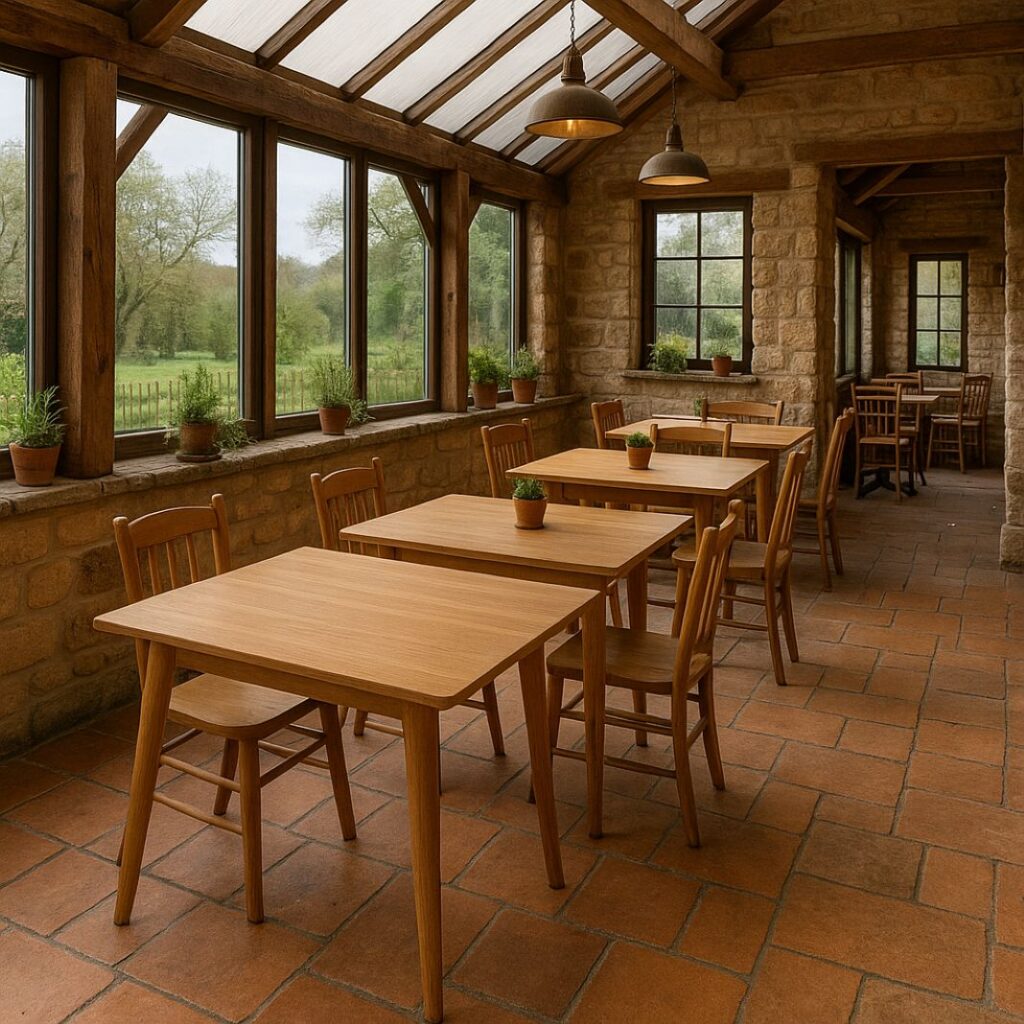 made to measure tables for cafes in UK - Tablemaker