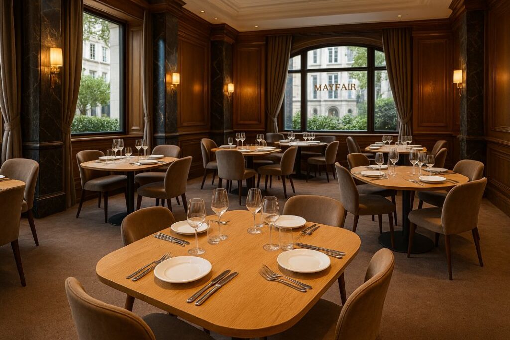 wooden tables for high end restaurants - Tablemaker