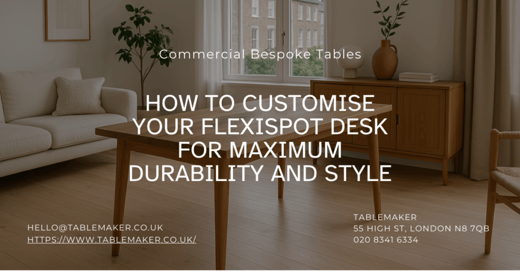 How to Customise Your FlexiSpot Desk for Maximum Durability and Style - Tablemaker