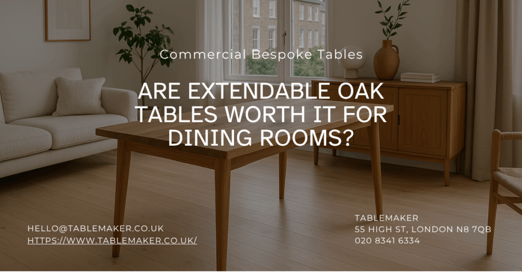 Are Extendable Oak Tables Worth It for Dining Rooms -Tablemaker