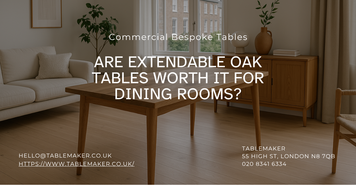 Are Extendable Oak Tables Worth It for Dining Rooms -Tablemaker