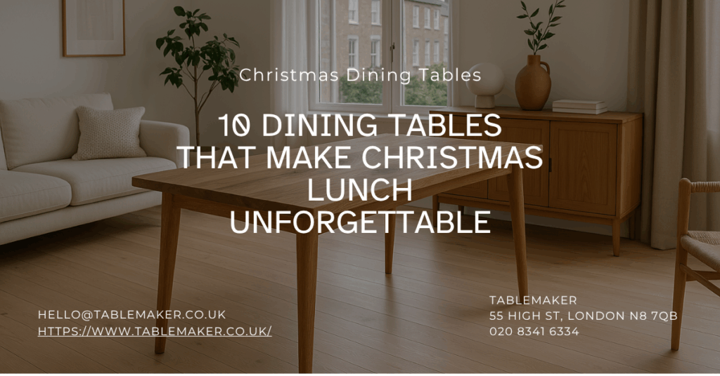 10 Dining Tables That Make Christmas Lunch Unforgettable -Tablemaker