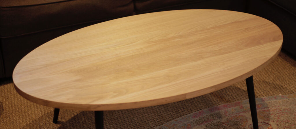 oval coffee table top